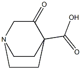 3-Oxo-1-aza-bicyclo[2.2.2]octane-4-carboxylic acid Structure