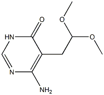 6-AMino-5-(2,2-diMethoxy-ethyl)-3H-pyriMidin-4-one|