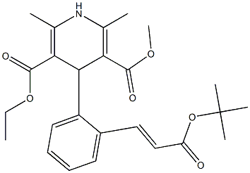 拉西地平杂质A, , 结构式