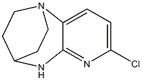 5-Chloro-1,6,8-triaza-tricyclo[7.2.2.02,7]trideca-2,4,6-triene 化学構造式