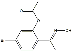 5-broMo-2-(1-(hydroxyiMino)ethyl)phenyl acetate