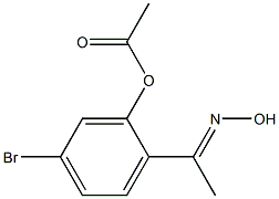  5-broMo-2-(1-(hydroxyiMino)ethyl)phenyl acetate