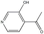 3-Hydroxy-4-acetylpyridine,,结构式