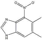 5,6-diMethyl-4-nitro-1H-benzo[d]iMidazole 结构式