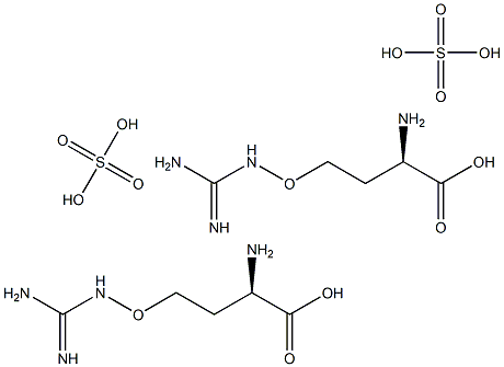 D-Canavanine sulfate D-Canavanine sulfate Struktur