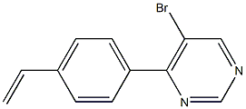 5-broMo-4-(4-vinylphenyl)pyriMidine 结构式