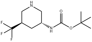 trans-3-(Boc-aMino)-5-(trifluorMethyl)piperidine price.