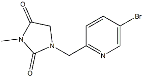  1-((5-broMopyridin-2-yl)Methyl)-3-MethyliMidazolidine-2,4-dione