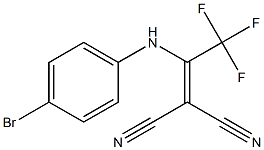 2-(1-((4-broMophenyl)aMino)-2,2,2-trifluoroethylidene)Malononitrile