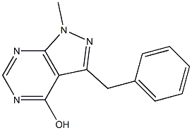 3-benzyl-1-Methyl-1H-pyrazolo[3,4-d]pyriMidin-4-ol Structure