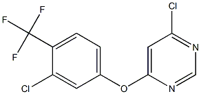 4-(3-chloro-4-(trifluoroMethyl)phenoxy)-6-chloropyriMidine Structure
