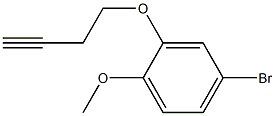 4-broMo-2-(but-3-ynyloxy)-1-Methoxybenzene