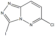 6-chloro-3-iodo-[1,2,4]triazolo[4,3-b]pyridazine,,结构式