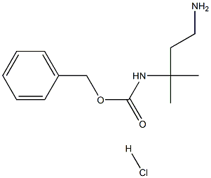 benzyl 4-aMino-2-Methylbutan-2-ylcarbaMate hydrochloride Struktur