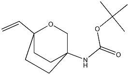 Tert-butyl 1-vinyl-2-oxabicyclo[2.2.2]octan-4-ylcarbaMate,,结构式