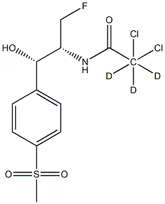 2,2-Dichloro-N-[(1R,2S)-1-(fluoroMethyl)-2-hydroxy-2-[4-(Methylsulfonyl)phenyl]ethyl]acetaMide-d3 Structure