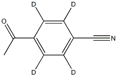 p-Cyanophenyl-d4 Methyl Ketone Struktur