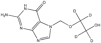  2-AMino-1,7-dihydro-7-[(2-hydroxyethoxy-d4)Methyl]-6H-purin-6-one