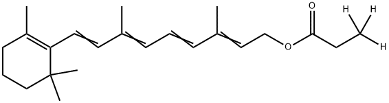 RETINYL PROPIONATE-D3, 1795139-60-4, 结构式