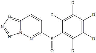6-[(Phenyl-d5)sulfinyl]tetrazolo[1,5-b]pyridazine Structure