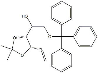 (S)-1-((4R,5S)-2,2-diMethyl-5-vinyl-1,3-dioxolan-4-yl)-2-(trityloxy)ethanol|(S)-1-((4R,5S)-2,2-diMethyl-5-vinyl-1,3-dioxolan-4-yl)-2-(trityloxy)ethanol