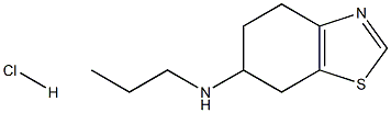 N-propyl-4,5,6,7-tetrahydrobenzo[d]thiazol-6-aMine (Hydrochloride) Struktur