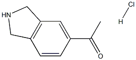 1-(isoindolin-5-yl)ethanone hydrochloride Struktur