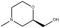 (R)-4-メチル-2-(ヒドロキシメチル)モルホリン 化学構造式