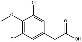 3-Chloro-5-fluoro-4-Methoxyphenylacetic acid, 97%|3-氯-5-氟-4-甲氧基苯乙酸