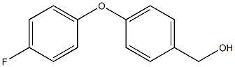 4-(4-氟苯氧基)苯甲醇, , 结构式