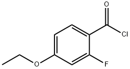 4-乙氧基-2-氟苯甲酰氯,1034248-85-5,结构式
