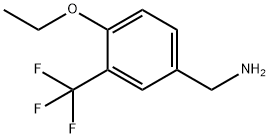 4-Ethoxy-3-(trifluoroMethyl)benzylaMine, 97% Structure