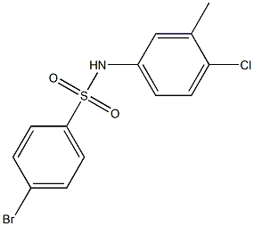 4-溴-N-(4-氯-3-甲基苯)苯磺酰胺,97%