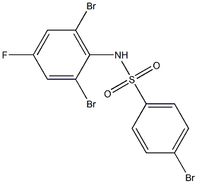 4-溴-N-(2,6-二溴-4-氟苯基)苯磺酰胺,97%