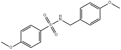4-Methoxy-N-(4-Methoxybenzyl)benzenesulfonaMide, 97% Structure