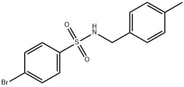 4-BroMo-N-(4-Methylbenzyl)benzenesulfonaMide, 97% Structure