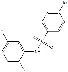 4-溴-N-(5-氟-2-甲基苯)苯磺酰胺,97%