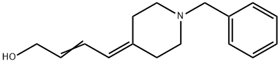 4-(1-苄基-4-亚哌啶基)-2-丁烯-1-醇 结构式
