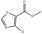 4-氯-5-噻唑甲酸甲酯 结构式