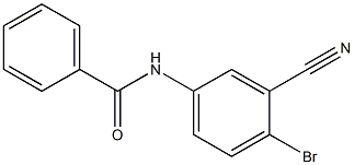 N-(4-broMo-3-cyanophenyl)benzaMide Structure