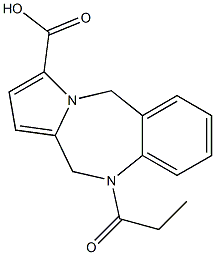 10-Propionyl-10,11-dihydro-5H-benzo[e]pyrrolo[1,2-a][1,4]diazepine-3-carboxylic acid