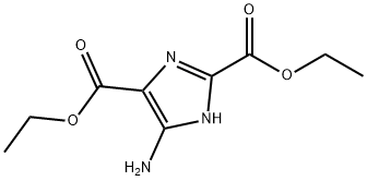 4-氨基-1H-咪唑-2,5-二甲酸二乙酯,83566-38-5,结构式