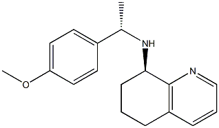 (R)-N-((S)-1-(4-Methoxyphenyl)ethyl)-5,6,7,8-tetrahydroquinolin-8-aMine Struktur