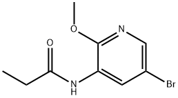 N-(5-broMo-2-Methoxypyridin-3-yl)propionaMide Structure