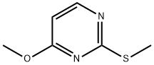 2-甲硫基-4-甲氧基嘧啶, 76541-59-8, 结构式