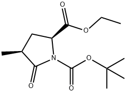 (2S,4S)-1-BOC-4-METHYL-5-OXOPYRROLIDINE-2-CARBOXYLIC ACID ETHYL ESTER