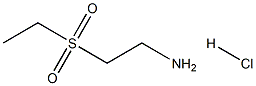 2-(ETHYLSULFONYL)ETHANAMINE HCL,,结构式