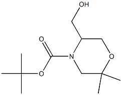 4-BOC-5-HYDROXYMETHYL-2,2-DIMETHYL-MORPHOLINE|