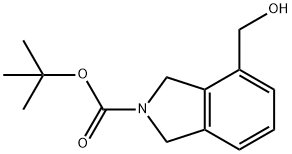 4-(羟甲基)异吲哚啉-2-羧酸叔丁酯 结构式