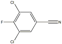 3,5-Dichloro-4-fluorobenzonitrile Struktur